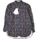 Engineered Garments エンジニアードガーメンツ 22AW アメリカ製 19 Century BD Shirt - Floral Printed Flannel フローラルプリントフランネル ボタンダウンシャツ S Dk.Navy 長袖 19th トップス【新古品】【中古】【Engineered Garments】(4)