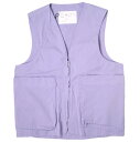 CAMIEL FORTGENS カミエル フォートヘンス 23SS ポルトガル製 ZIP VEST TWILL コットンツイル ジップベスト CF.15.05....