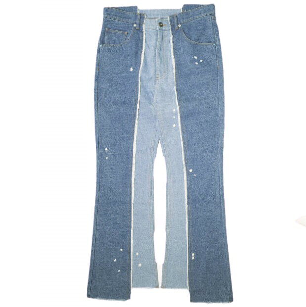 Rakuten - Danke Schon ダンケシェーン 23AW reDNM+1 FLARE リメイクフレアデニムパンツ 23A-PTL066 L Indigo ジップフライ ジーンズ サンプル品 ボトムス【新古品】【中古】【Danke Schon】