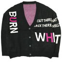 WHITELAND ホワイトランド 23AW WEB&DEPOT限定 LOGO CARDIGAN ロゴニットカーディガン Free ブラック LHP サンプル品...
