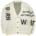 WHITELAND ホワイトランド 23AW WEB&DEPOT限定 LOGO CARDIGAN ロゴニットカーディガン Free オフホワイト LHP サンプ...