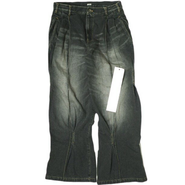 USED SELECT SHOP LoopŷԾŹ㤨KHOKI å 25SS  Pleat-design denim pants ץ꡼ĥǥǥ˥ѥ 25ss-p-09 2 Black åץե饤  ܥȥॹڿʡۡšۡKHOKIۡפβǤʤ42,703ߤˤʤޤ