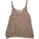 H BEAUTY&YOUTH エイチ ビューティーアンドユース COLOR COIL KNIT TANKTOP カラーコイルニットタンクトップ 1618-105-0380 Free RED トップス【中古】【H BEAUTY&YOUTH】
