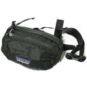 PATAGONIA パタゴニア Lightweight Travel Mini Hip Pack ライトウェイトトラベルミニヒップパック 49446 ブラック ...