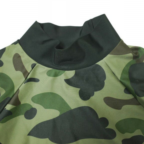 A BATHING APE ア ベイシング エイプ 日本製 1ST CAMO RASH GUARD M ラッシュガード 001GDF201059X M カモフラージュ 長袖 水着 トップス【中古】【A BATHING APE】