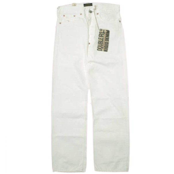 RRL ダブルアールエル アメリカ製 LIMITED EDITION Vintage 5 Pocket 1927 Buckle Back Jeans 12.5oz バックルバックセルビッチジーンズ MNRRDNM10920119 28 WHITE Double RL デニムパンツ ボトムス【新古品】【中古】【RRL】のサムネイル