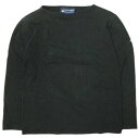 SAINT JAMES セントジェームス フランス製 OUESSANT L/S SOLID ウエッソン ロングスリーブ ソリッド 3612-343-1478 1 BLACK 長袖 無地 ボートネック カットソー バスクシャツ トップス【中古】【SAINT JAMES】(4)