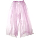 noir kei ninomiya ノワール ケイ ニノミヤ 23AW 日本製 チュールパンツ 3L-P001 S パープル イージー ワイド コムデギャルソン ボトムス【中古】【noir kei ninomiya】