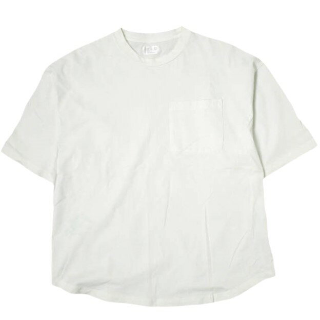 A4A エーフォーエー シルケットポケット半袖Tシャツ 606222114 M WHITE LHP オーバーサイズ トップス【..