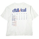 A4A エーフォーエー ID CALENDER Tシャツ 22156LH L WHITE LHP 半袖 オーバーサイズ トップス【中古】【A4A】