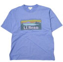 L.L.Bean エルエルビーン 24SS Japan Edition Morrill Short Sleeve Katahdin Logo Tee モリルショートスリーブカタディンロゴTシャツ 4275-6064 M Periwinkle Blue 半袖 トップス【中古】【L.L.Bean】(4)