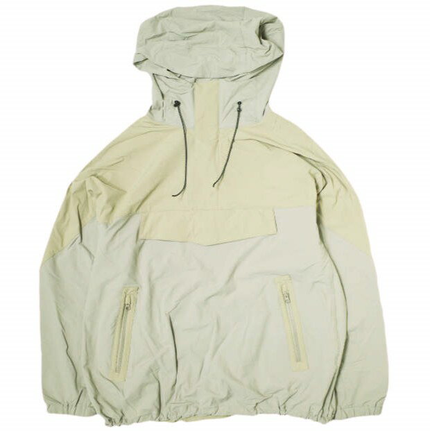 Acy エイシー 23AW NYLON ANORAK ツートーン ナイロンアノラック ACY-23AW-002 3(XL) BEIGE シェル MIN-NANO ミンナノ マウンテンパーカー ジャケット アウター【中古】【Acy】