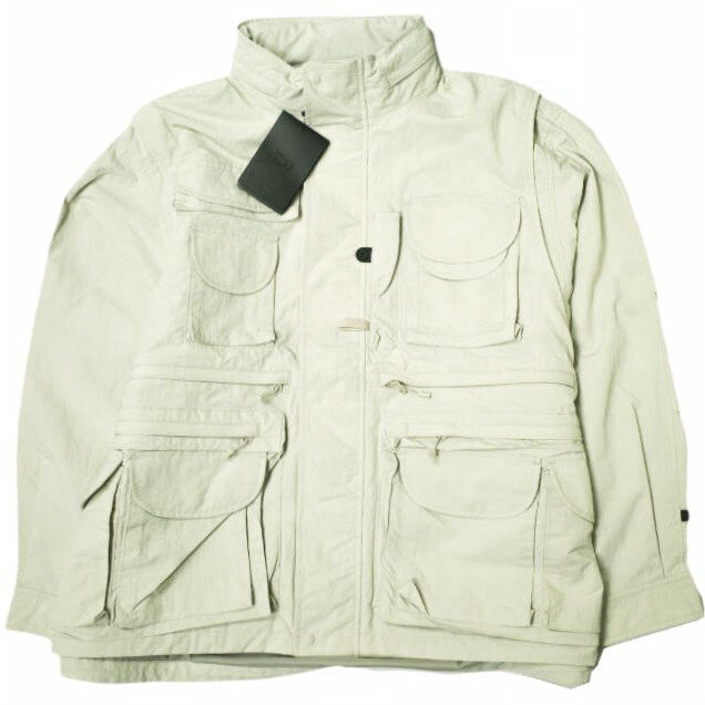 DAIWA PIER39 ダイワ ピア39 23AW TECH 2WAY PERFECT FISHING JACKET テック2WAYパーフェクトフィッシングジャケット BJ-25023W XL(JP) ECRU 定価71,500円 アウター【新古品】【中古】【DAIWA PIER39】