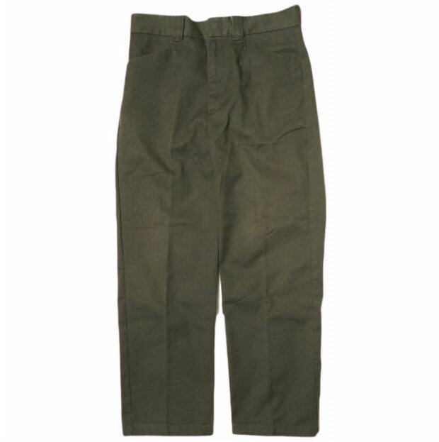 VAINL ARCHIVE x Dickies ヴァイナルアーカイブ ディッキーズ 21AW 別注 CALF T/Cツイル テーパードワークパンツ 213M40VA02 32 Brown ボトムス【中古】【VAINL ARCHIVE × Dickies】