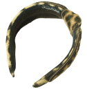 Jennifer Ouellette ジェニファー オーレット レオパードリボンカチューシャ Brown ヘアーバンド アクセサリー【中古】【Jennifer Ouellette】(4)