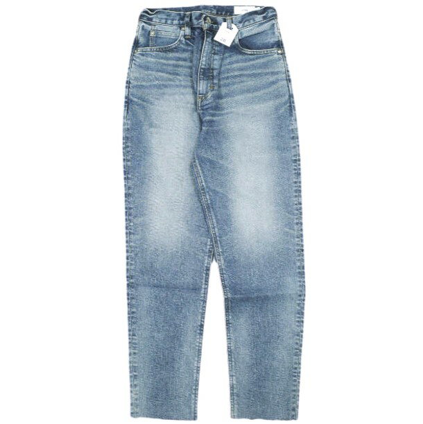 樂天商城 - HYKE ハイク 日本製 TAPERED UWB 13oz カットオフテーパードデニムパンツ 13168 - 6928 28 USED WASH BLUE 定価31,900円 ジップフライ ジーンズ ボトムス【新古品】【中古】【HYKE】