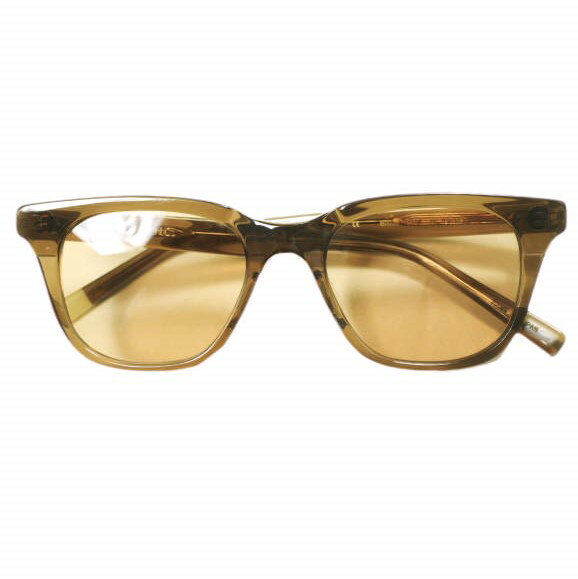 BLANC.. ブラン 日本製 B0026 MAP ウェリントンサングラス Lt.Brown/Lt.Brown 49□19-145 ユニセックス 眼鏡 メガネ【中古】【BLANC..】