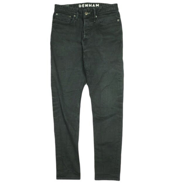 DENHAM デンハム RAZOR FBL SLIM FIT 5ポケットスキニーデニムパンツ 01-15-08-11-038 28 BLACK ボタンフライ ボトムス【中古】【DENHAM】