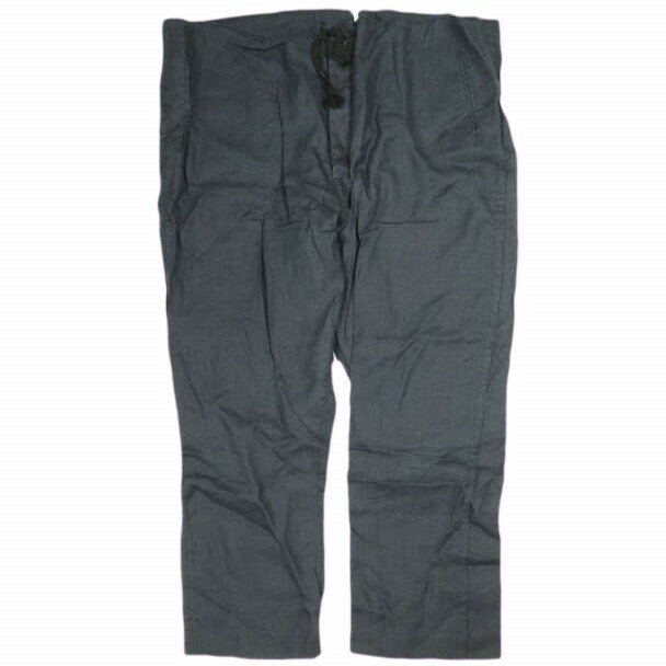 m's braque エムズブラック 日本製 リネンバギーイージーパンツ 141247 Free NAVY ワイド テーパード ボトムス【中古】【m's braque】