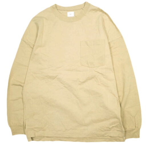 Name. ネーム 日本製 OVERSIZED L/S POCKET TEE オーバーサイズロングスリーブポケットTシャツ NMCU-17AW-005 0 ベージュ 長袖 クルーネック トップス【中古】【Name.】 Name. ネーム 日本製 OVERSIZED L/S POCKET TEE オーバーサイズロングスリーブポケットTシャツ NMCU-17AW-005 0 ベージュ 長袖 クルーネック トップス【中古】【Name.】