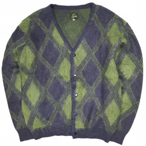 Needles ˡɥ륹 23AW  Mohair Cardigan - Argyle إǥ  NS278 M PURPLE ...