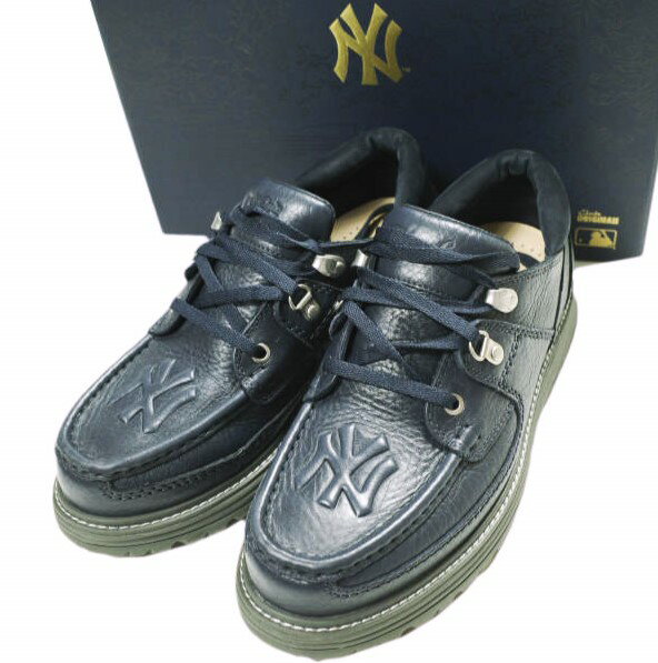 KITH Ronnie Fieg x Clarks キス ロニー・ファイグ クラークス 25AW 別注 New York Yankees Sunderland サンダーランド 26185263 / 25093063052430 US8(26cm) NAVY 8th St シューズ【中古】【KITH Ronnie Fieg × Clarks】