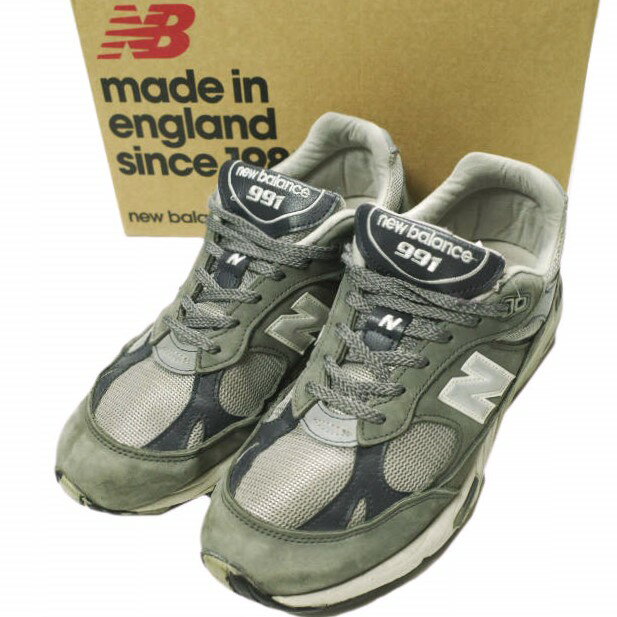 NEW BALANCE ニューバランス イギリス製 M991GNS US8.5D(26.5cm) GRAY MADE IN ENGLAND スニーカー シューズ【中古】【NEW BALANCE】