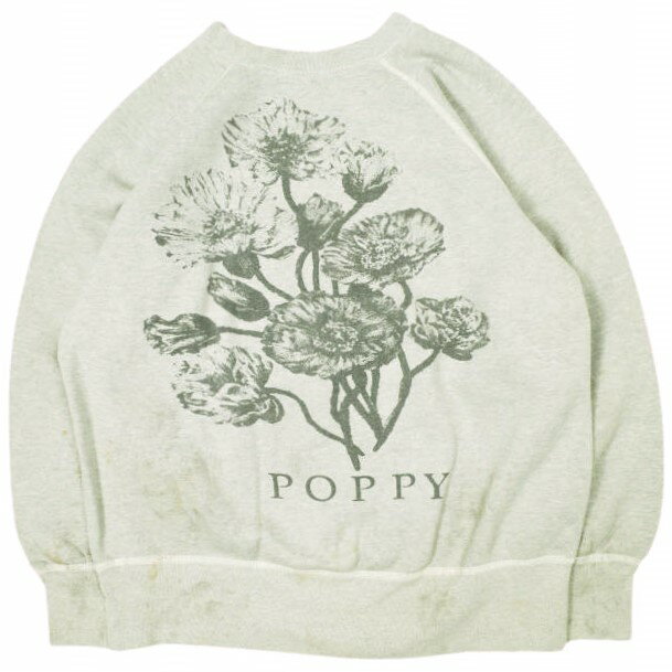 SAINT MICHAEL セントマイケル 24AW 日本製 CREW SWEAT FLOWER フラワープリントスウェット SM-YS1-0000-032 L GRAY トレーナー SAINT Mxxxxxx トップス【新古品】【中古】【SAINT MICHAEL】