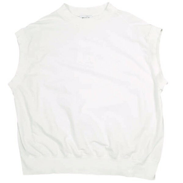 樂天商城 - HED MAYNER ヘドメイナー 25SS イタリア製 SLEEVELESS T-SHIRT Vガゼット オーバーサイズノースリーブTシャツ HMMA70013T HA082A XS WHITE 定価75,900円 トップス【新古品】【中古】【HED MAYNER】