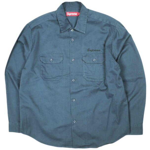 樂天商城 - SUPREME シュプリーム 24AW SNOW WHITE WORK SHIRT スノーホワイトワークシャツ S Light Navy 長袖 トップス【中古】【SUPREME】