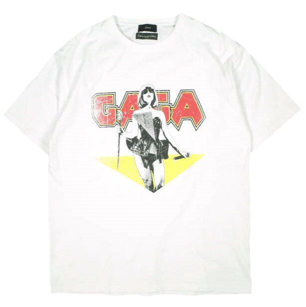 樂天商城 - U/MUSIC x International Gallery BEAMS ユーミュージック インターナショナルギャラリービームス 25SS 別注 UNDERSONG Lady Gaga グラフィック Tシャツ レディーガガ Tシャツ L相当 WHITE 半袖 IG ユニバーサルミュージック トップス【中古】【U/MUSIC × BEAMS】