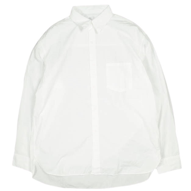 Rakuten - UNUSED アンユーズド 21AW 日本製 COTTON BROAD SHIRT コットンブロードシャツ US2086 2 WHITE 長袖 トップス【中古】【UNUSED】
