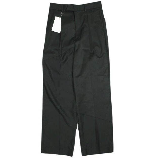 Rakuten - FAF FAKE AS FLOWERS フェイクアスフラワーズ 25AW 日本製 Switching Slacks ウールギャバジン スイッチングスラックス 3341405 1 BLACK パンツ ボトムス【新古品】【中古】【FAF FAKE AS FLOWERS】
