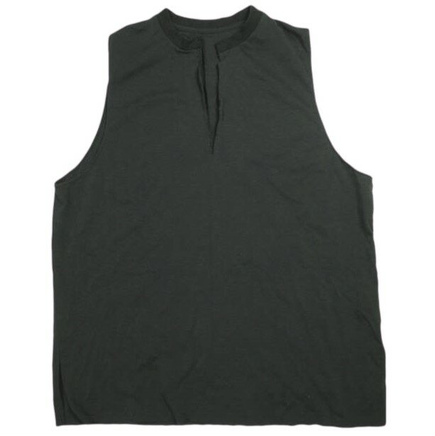 Rakuten - CITYSHOP シティショップ 25AW KEY NECK N-SL T-SHIRT キーネックノースリーブTシャツ 25070042901030 Free BLACK トップス【中古】【CITYSHOP】
