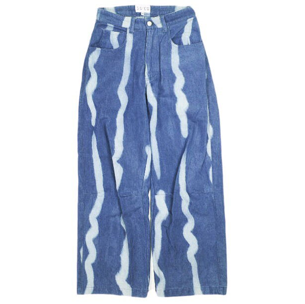 Rakuten - SUKU HOME スクホーム 25SS WIDE LEG DENIM PANT DUNE NO.29 ワイドデニムパンツ XS Indigo ジップフライ ジーンズ CITYSHOP ボトムス【中古】【SUKU HOME】