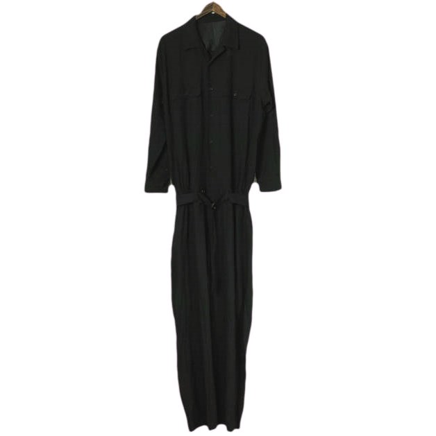 Rakuten - un/unbient アン 日本製 Rayon Jumpsuit オールインワン UNAL01 2 BLACK ジャンプスーツ アンビエント ツナギ 定価59,400円【新古品】【中古】【un/unbient】