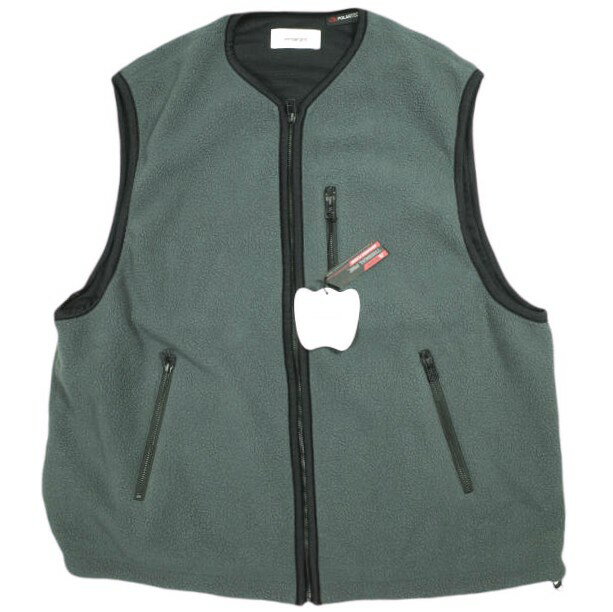 樂天商城 - wonderland ワンダーランド 25AW 日本製 Store Vest POLARTEC Thermal Pro フリースベスト WL25AW-VS01 L GRAY ジレ トップス【新古品】【中古】【wonderland】