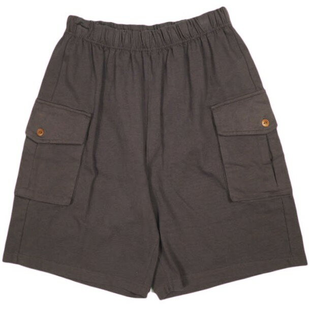 Rakuten - wonderland ワンダーランド 25SS 日本製 Cargo Short Pants ヘヴィー天竺 カーゴショートパンツ WL25SS-PT01 L RAISIN イージー ショーツ ボトムス【新古品】【中古】【wonderland】