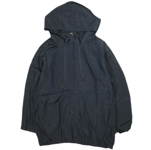 乐天商城 - H BEAUTY&YOUTH エイチ ビューティーアンドユース 日本製 COLOR ANORAK カラーアノラック 1625-260-4353 Free NAVY ハーフジップ プルオーバー パーカー アウター【中古】【H BEAUTY&YOUTH】