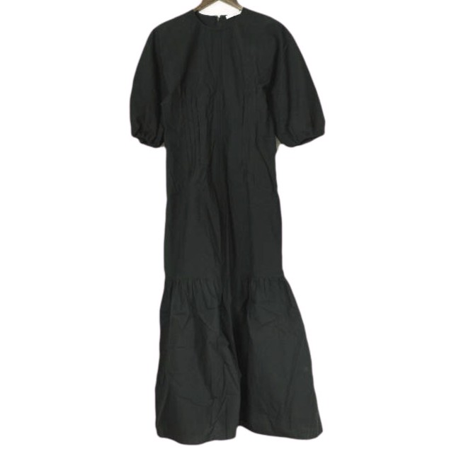 Rakuten - ASTRAET アストラット 日本製 ピンタック パフスリーブワンピース 5426-270-0215 0 BLACK UNITED ARROWS ドレス トップス【中古】【ASTRAET】