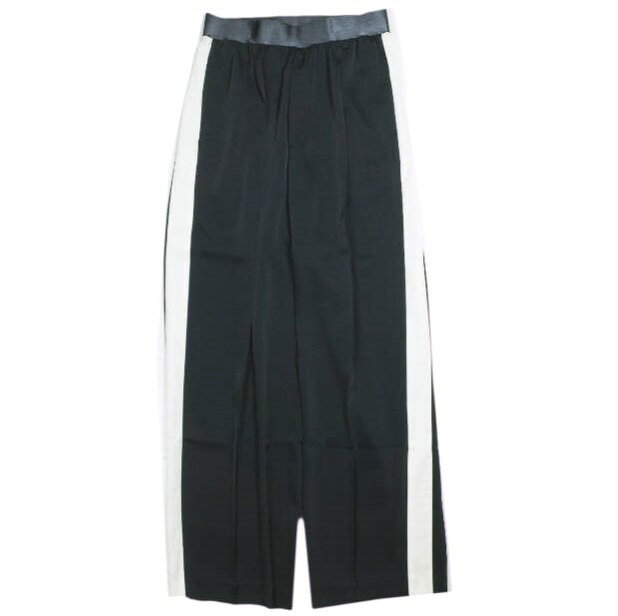 樂天商城 - ASTRAET アストラット 日本製 CU/N サテン ソクショウ ワイドパンツ 5414-202-0415 00 NAVY UNITED ARROWS 側章 サイドライン ボトムス【中古】【ASTRAET】