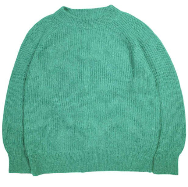 乐天商城 - H BEAUTY&YOUTH エイチ ビューティーアンドユース MOHAIR CREW NECK KNIT モヘヤクルーネックニット 1613-105-3052 Free GREEN セーター トップス【中古】【H BEAUTY&YOUTH】