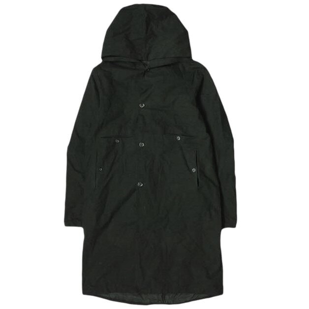 Rakuten - ATELIER SUPPAN アトリエスパン フランス製 A1714 Heavy Cotton Hooded Long Coat HAND DYED ハンドダイ フーデッドロングコート 2 BLACK アウター【新古品】【中古】【ATELIER SUPPAN】