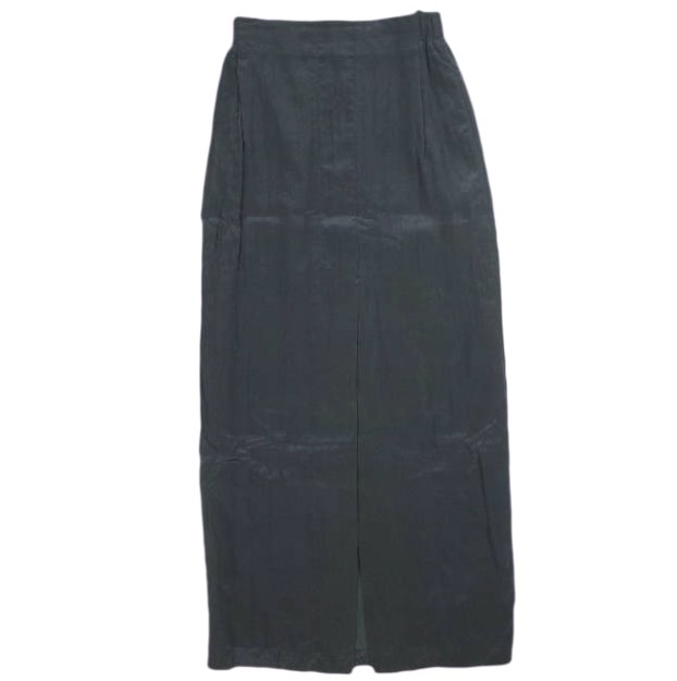 Rakuten - Steven Alan スティーブンアラン 日本製 SATIN TIGHT LONG SKIRT サテンタイトロングスカート 8224-242-0063 S ネイビー イージー スリット ボトムス【中古】【Steven Alan】