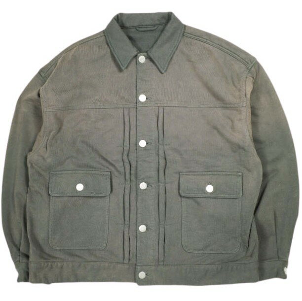 Rakuten - Danke Schon ダンケシェーン SWEAT 2ND JACKET ダメージ加工スウェットトラッカージャケット Free GRAY サンプル品 アウター【中古】【Danke Schon】