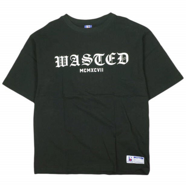 乐天商城 - Danke Schon ダンケシェーン 25SS WEB&DEPOT限定 16OE S/S TEE MASON プリントTシャツ L ブラック 半袖 トップス【中古】【Danke Schon】
