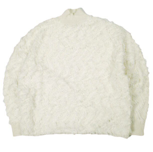 乐天商城 - Ray BEAMS レイビームス 22AW フリンジハイネックニット 61-15-0020-646 Free OFF WHITE セーター プルオーバー トップス【中古】【Ray BEAMS】