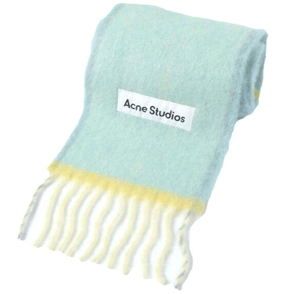 Acne Studios アクネストゥディオズ 25AW イタリア製 WOOL MOHAIR SCARF NARROW ウールモヘアスカーフ ナロー FN-UX-SCAR000328 LIGHT BLUE マフラー ユニセックス 定価47,300円
