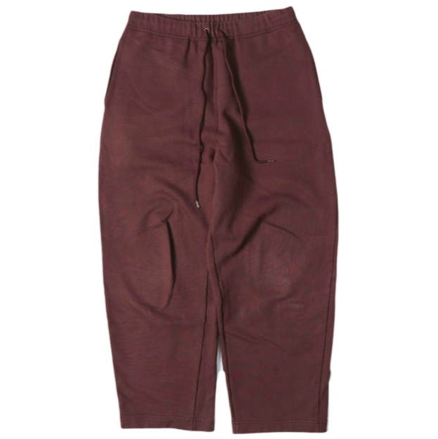 LOEFF ロエフ 25AW 日本製 コットンスウェット ボンタンパンツ UNISEX 8884-6-990208 0 WINE ユナイテッドアローズ 裏毛 ジョガー ボトムス【中古】【LOEFF】