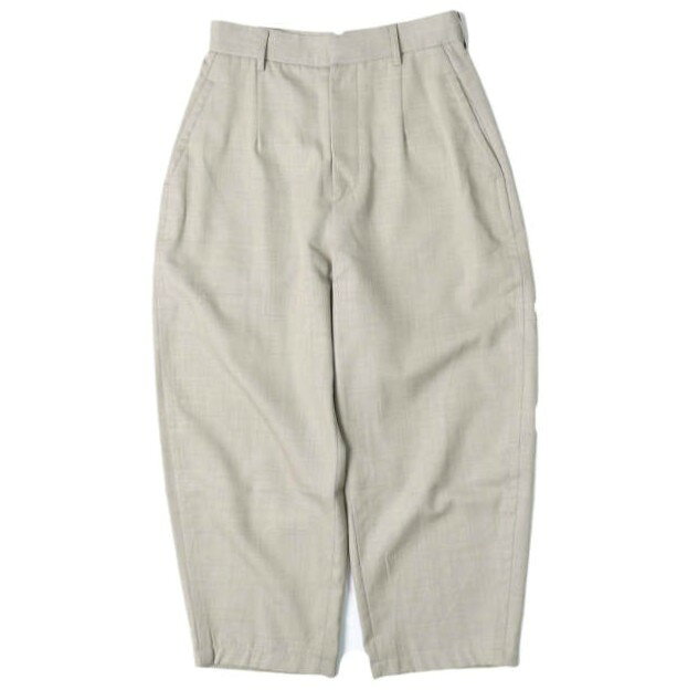 LOEFF ロエフ 24SS 日本製 ギャバ ボンタンパンツ 8814-202-0190 0 BEIGE 定価36,300円 ユナイテッドアローズ トラウザーズ ボトムス【中古】【LOEFF】